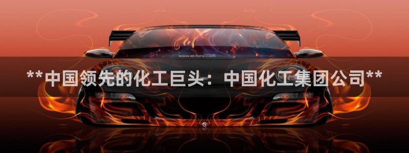 球盟会官方客服：**中国领先的化工巨头：中国化工集团公司**