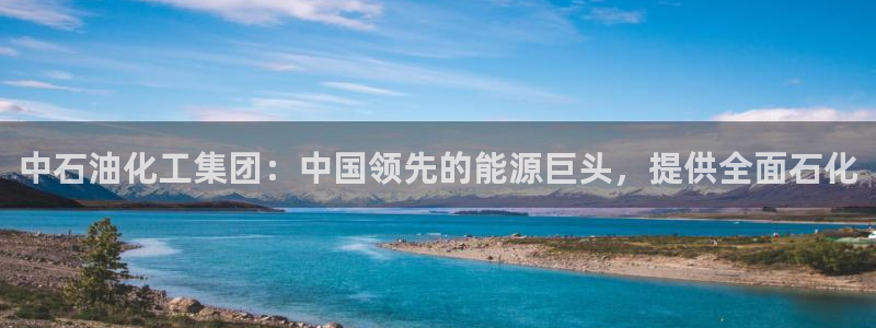 球盟会最新网：中石油化工集团：中国领先的能源巨头，提供全面石