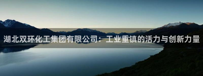 球盟会优惠码：湖北双环化工集团有限公司：工业重镇的活力与创新