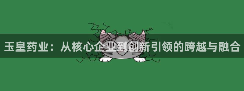 球盟会app最新地址下载安装：玉皇药业：从核心企业到创新引领