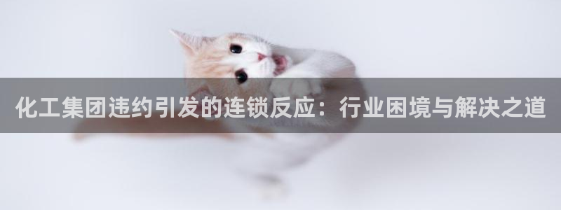 球盟会qmh电子网页版登录：化工集团违约引发的连锁反应：行业