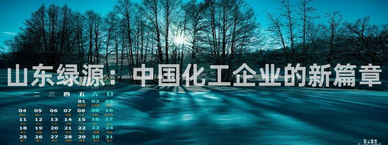 球盟会提款支付宝怎么样：山东绿源：中国化工企业的新篇章