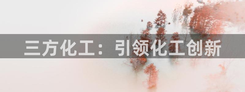 球盟会和中欧会的区别：三方化工：引领化工创新