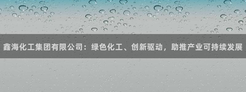 球盟会用的客服聊天是哪个软件：鑫海化工集团有限公司：绿色化工