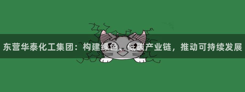 球盟会电子游戏平台：东营华泰化工集团：构建绿色、低碳产业链，