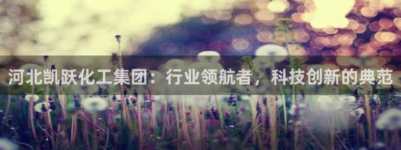 球盟会app最新地址在哪：河北凯跃化工集团：行业领航者，科技