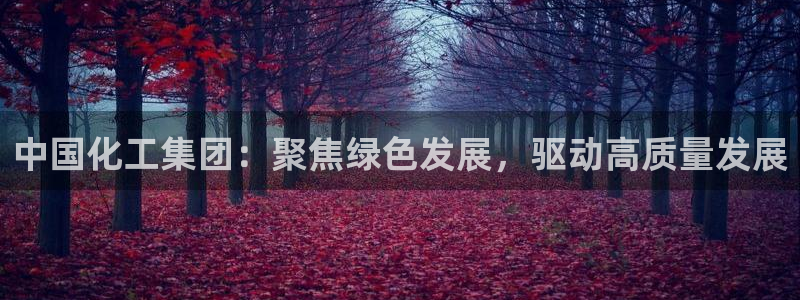 球盟会连接：中国化工集团：聚焦绿色发展，驱动高质量发展